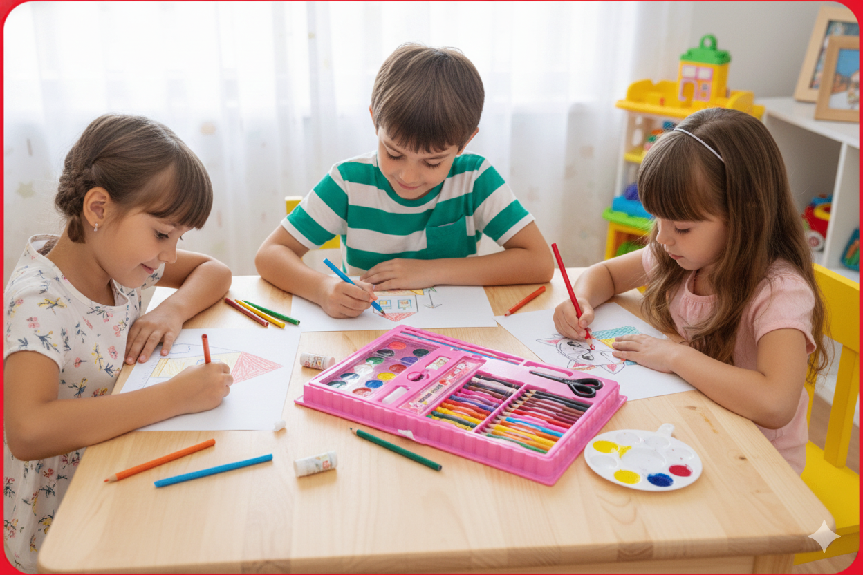 ART MASTER SET 208 PIEZAS DE ARTE 🖍️🌟