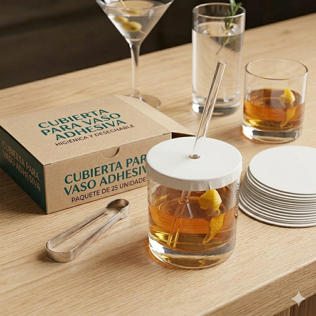 ✨ CUP-TAG: KIT X 10 ADHESIVOS DE PAPEL PARA VASOS✨