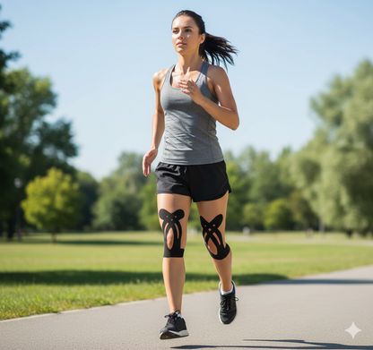 TAPEMAX: SET X10 CINTAS KINESIOLÓGICAS PARA RODILLAS🎽💥