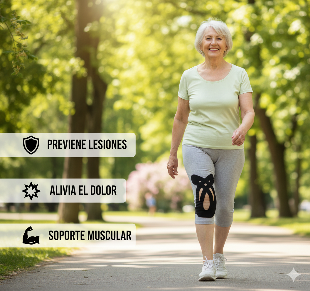 TAPEMAX: SET X10 CINTAS KINESIOLÓGICAS PARA RODILLAS🎽💥