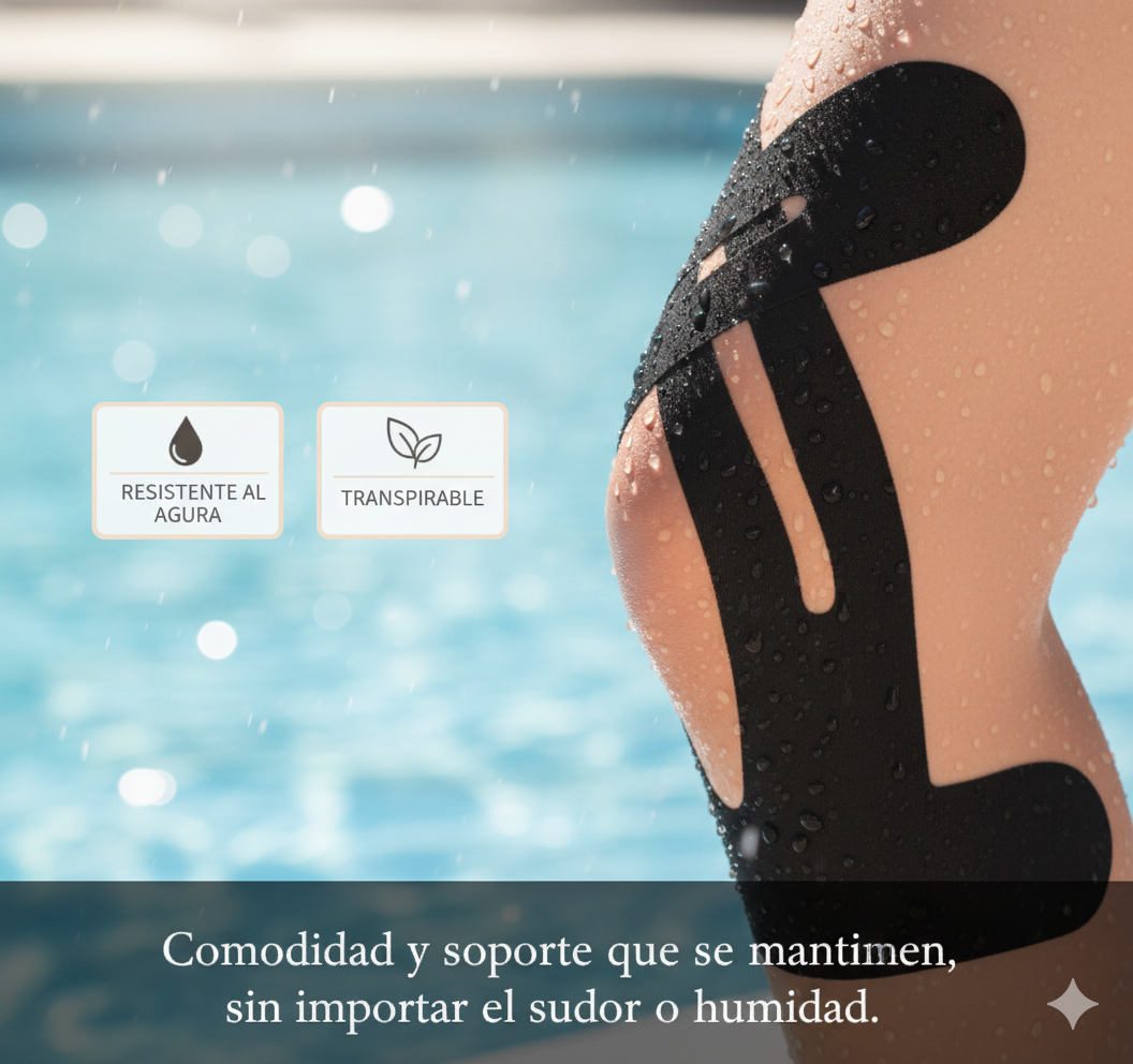 TAPEMAX: SET X10 CINTAS KINESIOLÓGICAS PARA RODILLAS🎽💥