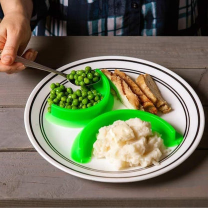 🍱 PLATE-DIVIDER: KIT X 4 DIVISORES DE PLATO EN SILICONA🍱