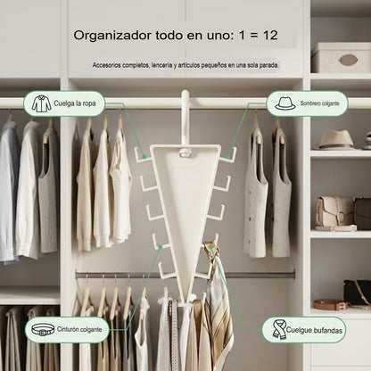 👕✨ KIT X3 GANCHOS AMPLIFICADORES DE ESPACIO 🏠🔥