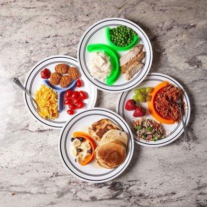 🍱 PLATE-DIVIDER: KIT X 4 DIVISORES DE PLATO EN SILICONA🍱