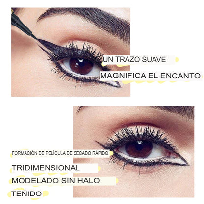 BLACK LOOK: SET X 2 DELINEADOR DE OJOS LÍQUIDO RESISTENTE AL AGUA Y DE LARGA DURACIÓNURACIÓN 👁️🖤