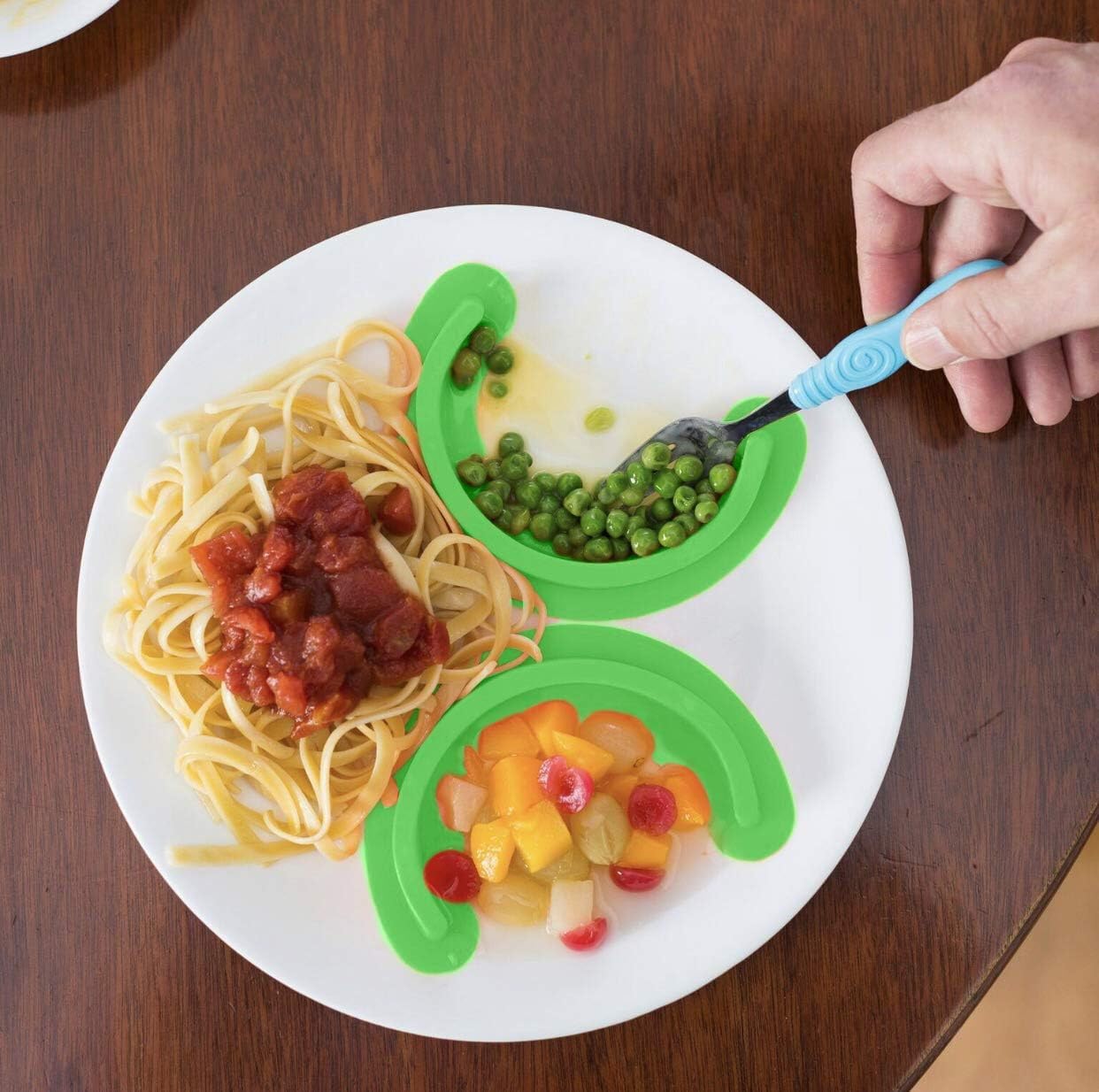 🍱 PLATE-DIVIDER: KIT X 4 DIVISORES DE PLATO EN SILICONA🍱