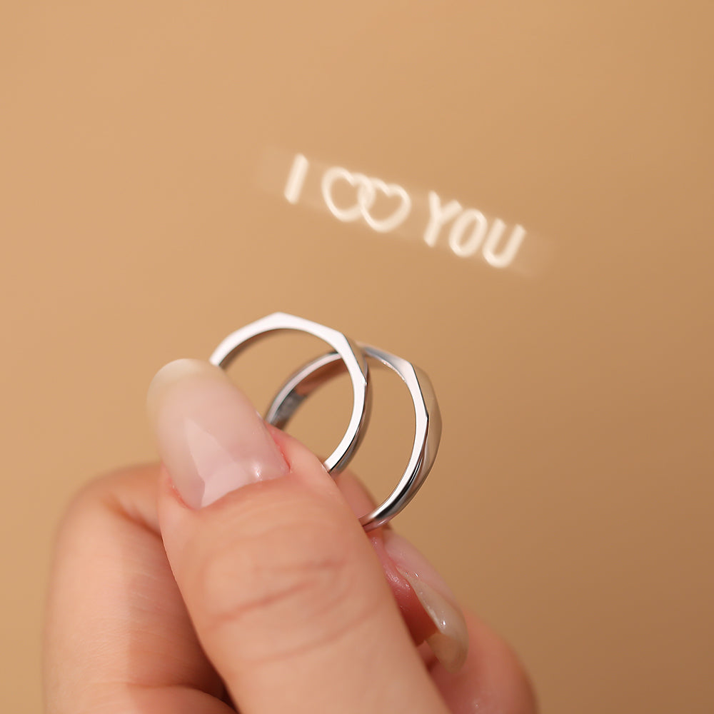 LOVE RINGS: ANILLOS EN PLATA LEY 925 PARA PAREJA✨💕