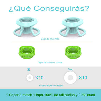 🍾 STACK-MASTER: KIT X 10 ORGANIZADOR DE BOTELLAS🍾