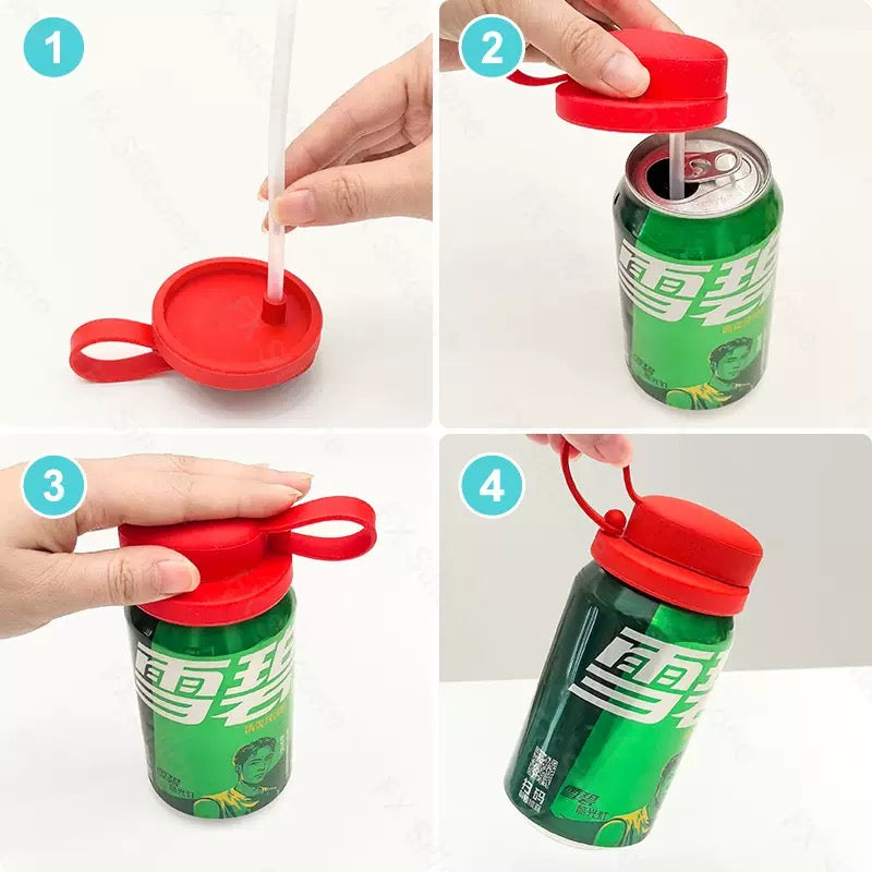 CAN COVER: SET X4 TAPAS DE SILICONA PARA LATAS🔥🥫