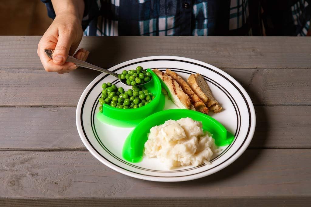 🍱 PLATE-DIVIDER: KIT X 4 DIVISORES DE PLATO EN SILICONA🍱