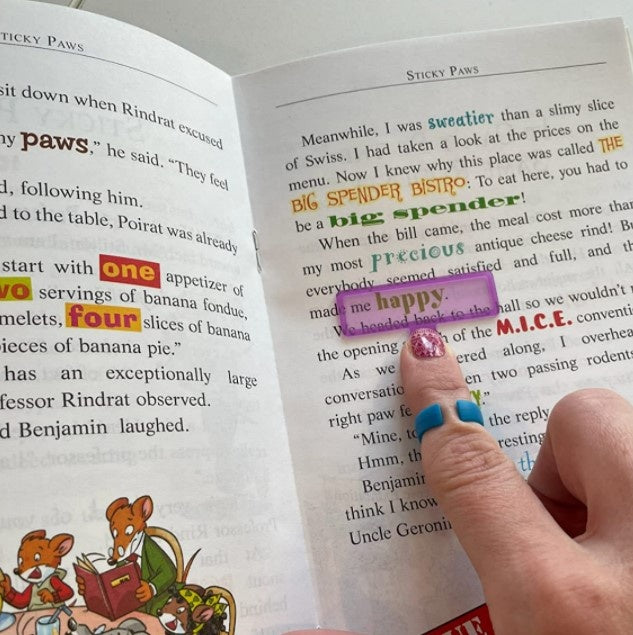 📚 TRACKER-KIDS: KIT X 2 SEGUIDORES DE DEDO PARA LECTURA 📚