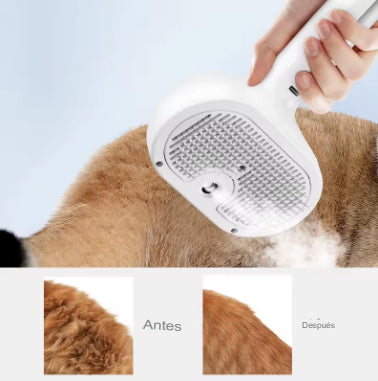 VAPOPET: CEPILLO A VAPOR PARA MASCOTAS 4 EN 1 🚿🐶