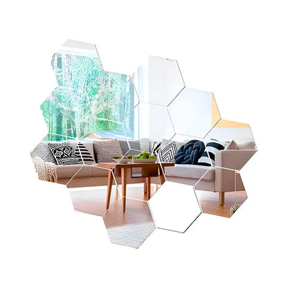 MIRRORHEXA: ESPEJOS EXAGONOS SET X12 💠