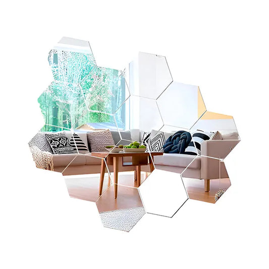 MIRRORHEXA: ESPEJOS EXAGONOS SET X12 💠