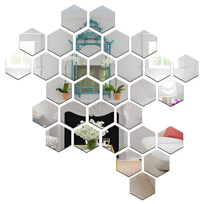 MIRRORHEXA: ESPEJOS EXAGONOS SET X12 💠