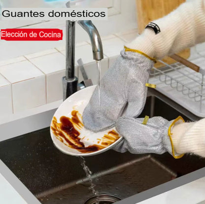 DISHHANDS: GUANTES LAVADO DE PLATOS X2🖐️🍽️