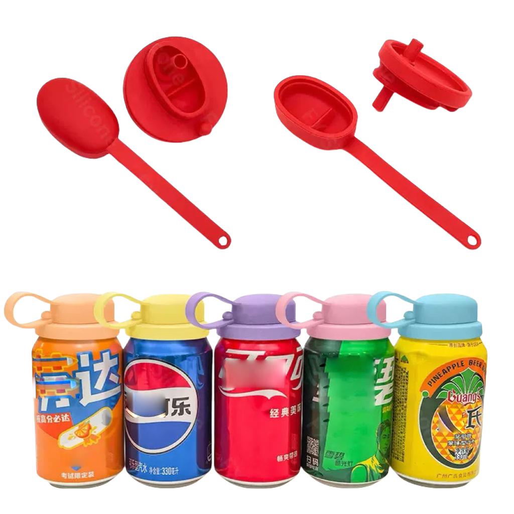 CAN COVER: SET X4 TAPAS DE SILICONA PARA LATAS🔥🥫