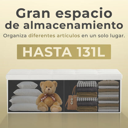 PUFF STORAGE: PUFF DE ALMACENAJE 110x38x38📦✨