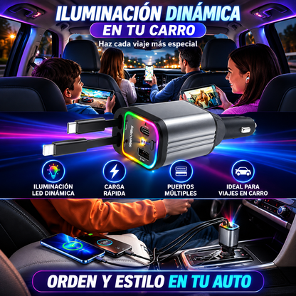 ⚡ CARGADOR ULTRA RÁPIDO PARA CARRO 🚗