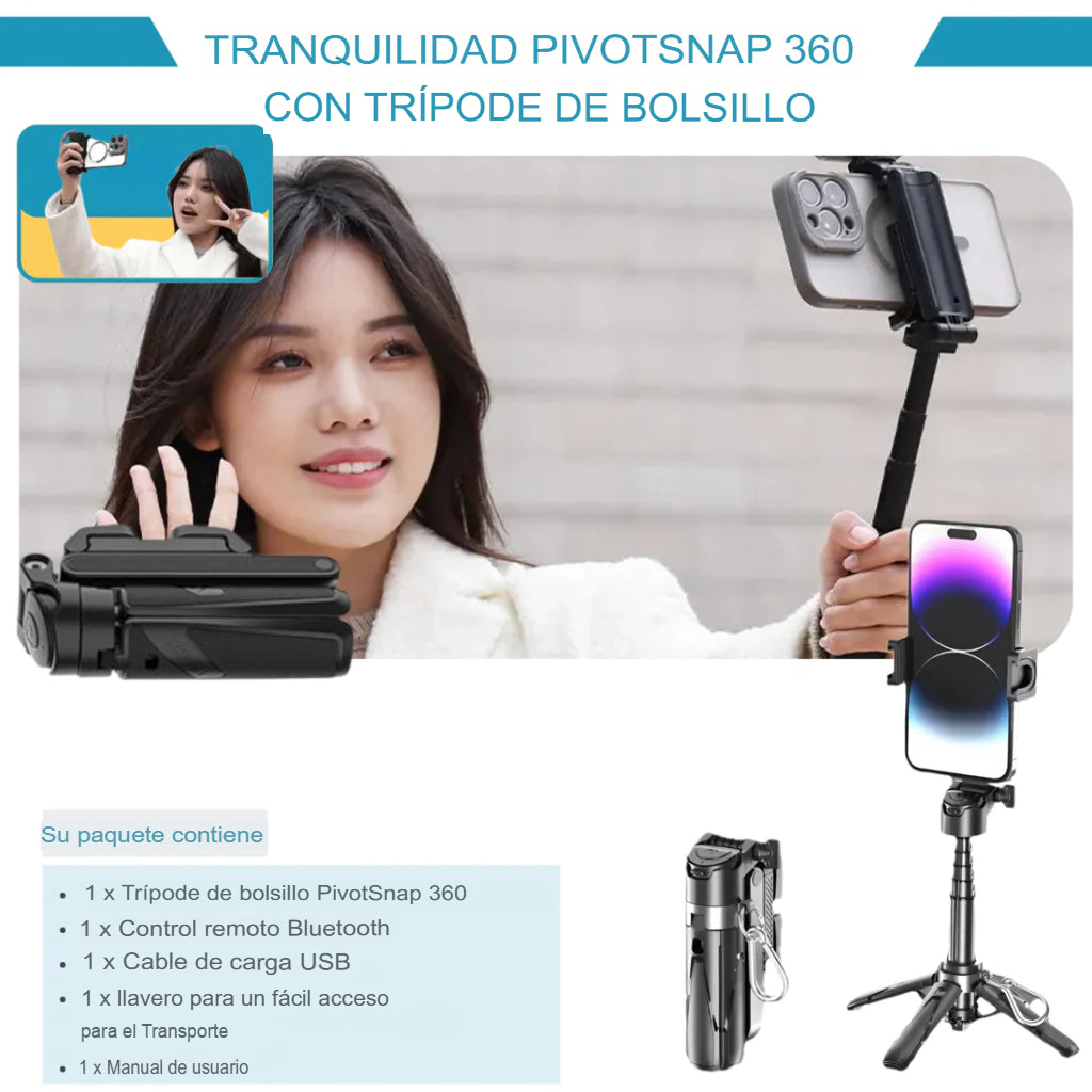 SOPORTEPRO: SOPORTE TRÍPODE PREMIUM PARA CELULAR 📷✨