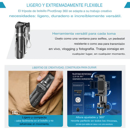 SOPORTEPRO: SOPORTE TRÍPODE PREMIUM PARA CELULAR 📷✨