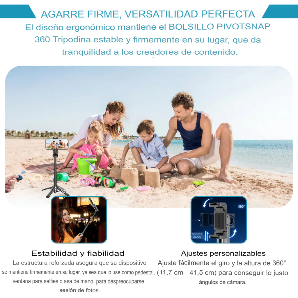 SOPORTEPRO: SOPORTE TRÍPODE PREMIUM PARA CELULAR 📷✨