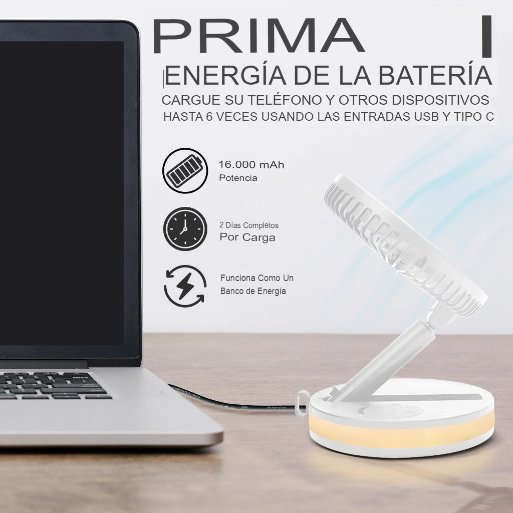 POCKETBREEZE: VENTILADOR PLEGABLE MINI 🌬️👜