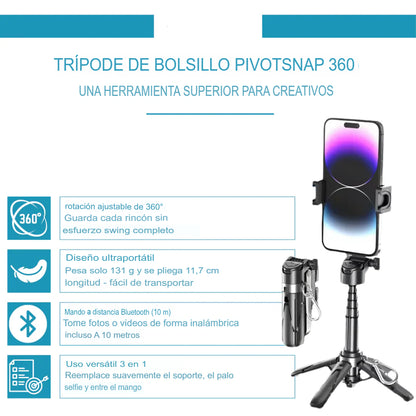 SOPORTEPRO: SOPORTE TRÍPODE PREMIUM PARA CELULAR 📷✨