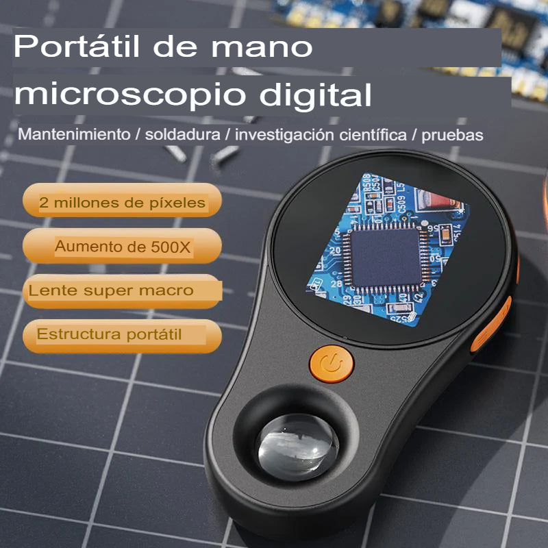 MICRODIGITALPRO: MINI MICROSCOPIO DIGITAL PORTÁTIL 🧬✨