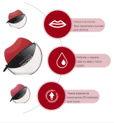LIPKISS: LABIAL EN FORMA DE LABIOS 💋✨