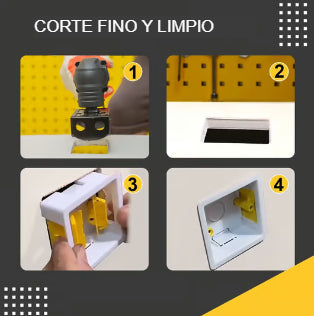 SQUARE-CUT: CUCHILLA PARA RANURAS CUADRADAS🔧📐