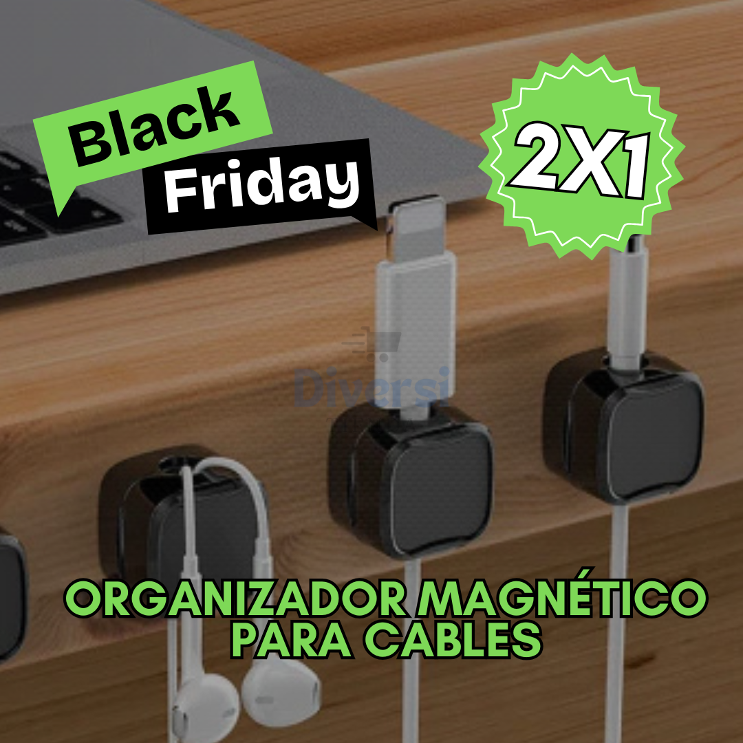 MAGNETICABLE: ORGANIZADOR MAGNÉTICO DE CABLES X6 🧲📎