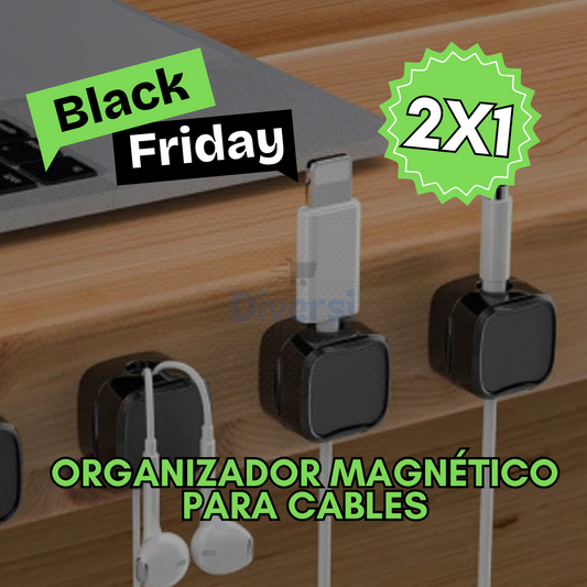 MAGNETICABLE: ORGANIZADOR MAGNÉTICO DE CABLES X6 🧲📎