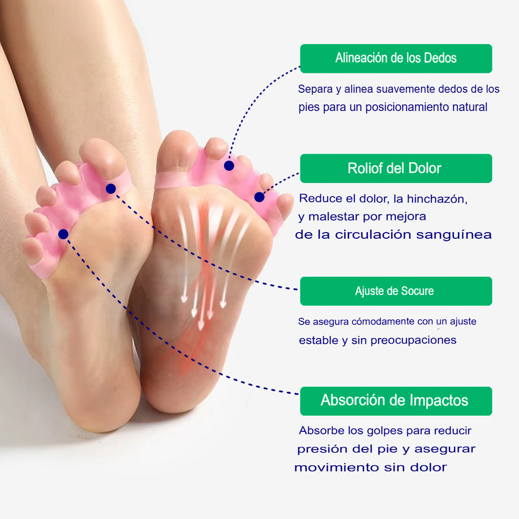 ALINEACIÓN MAX: KIT X 4 SOLUCIÓN DEDOS TORCIDOS 🦶