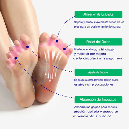 ALINEACIÓN MAX: KIT X 4 SOLUCIÓN DEDOS TORCIDOS 🦶