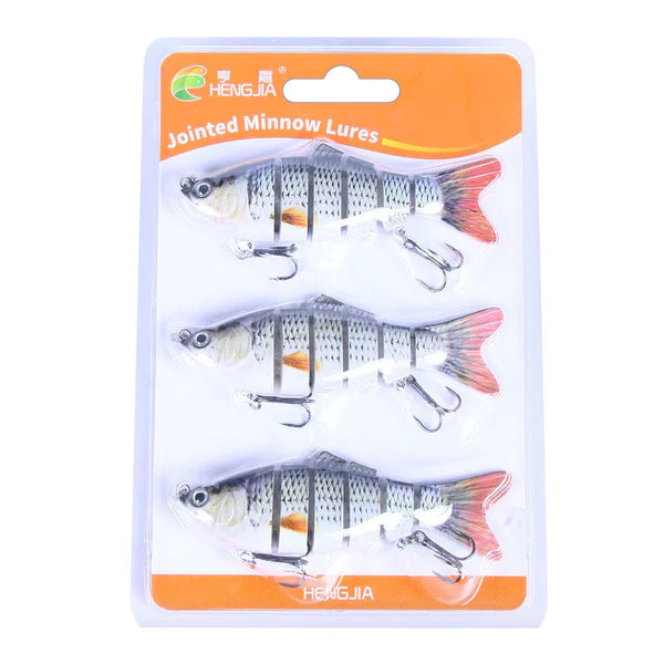 CAZAPEZ: 3X SEÑUELOS DE PESCA REALISTAS 🎯🐬
