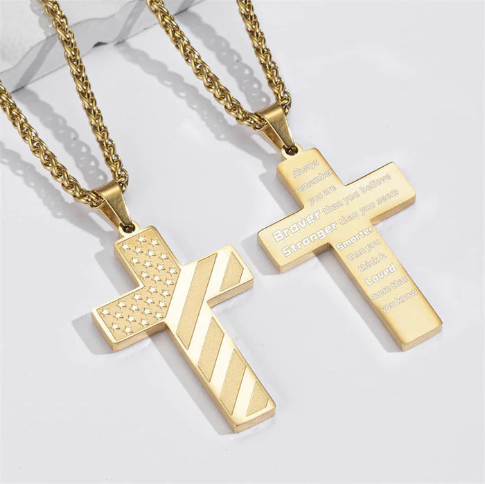 CRUZ INFINITA: COLLAR DE CRUZ 🧔✝️