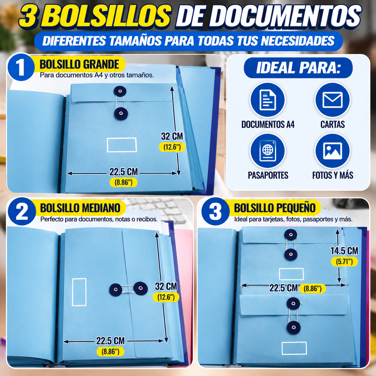 📁 CARPETA ORGANIZADORA DE DOCUMENTOS✨