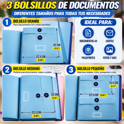 📁 CARPETA ORGANIZADORA DE DOCUMENTOS✨
