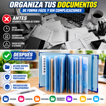 📁 CARPETA ORGANIZADORA DE DOCUMENTOS✨