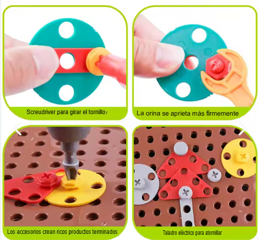 PUZZLETOOL: TALADRO DE CONSTRUCCIÓN PUZZLE🛠️🌈