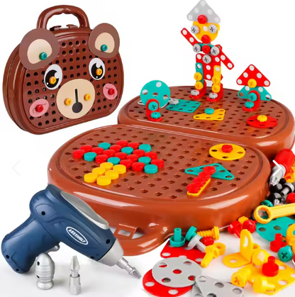 PUZZLETOOL: TALADRO DE CONSTRUCCIÓN PUZZLE🛠️🌈