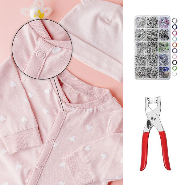 BUTTONPRO: ALICATE REMACHADOR DE BOTONES👕🔩