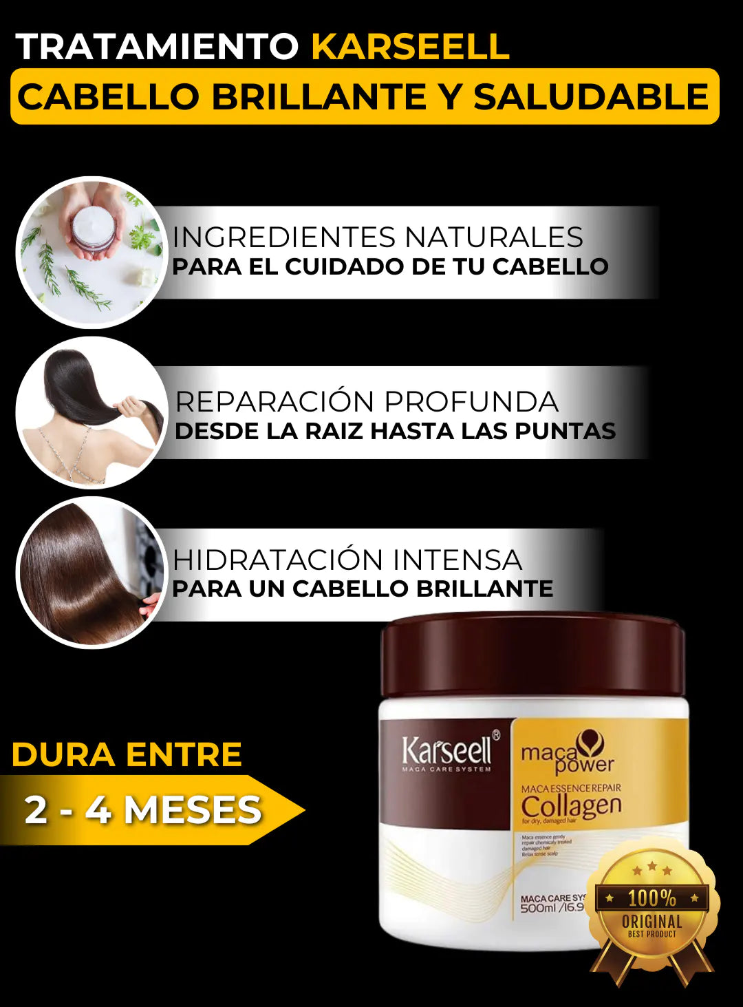 POWERMASK: MASCARILLA CABELLO KARSELL 💪💛