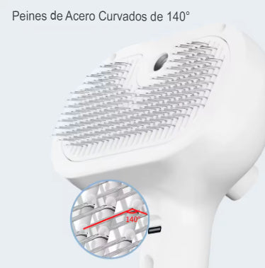 VAPOPET: CEPILLO A VAPOR PARA MASCOTAS 4 EN 1 🚿🐶