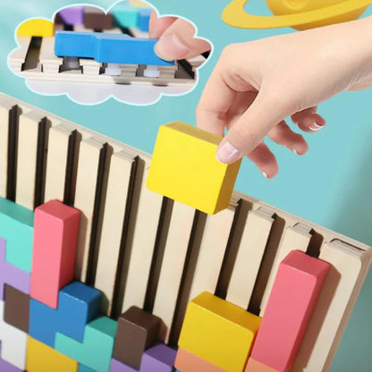 TETRIS DE MADERA 🧩🌈