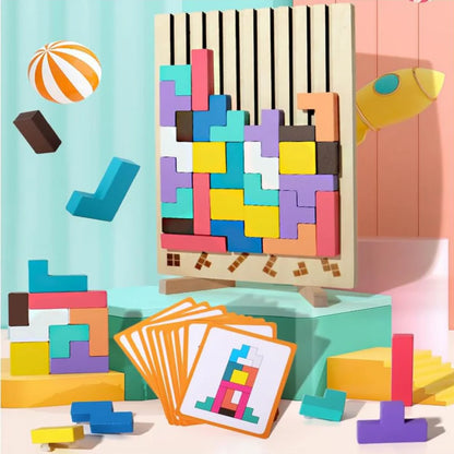 TETRIS DE MADERA 🧩🌈