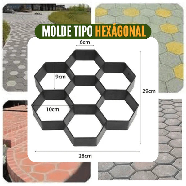 GARDENMOLD: MOLDE DE PISO PARA JARDÍN🌿🧱
