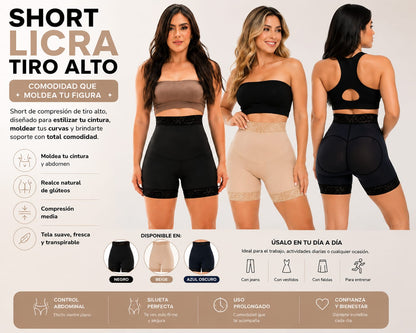 SHORT MOLDEADOR DE ABDOMEN Y GLÚTEOS 💖✨