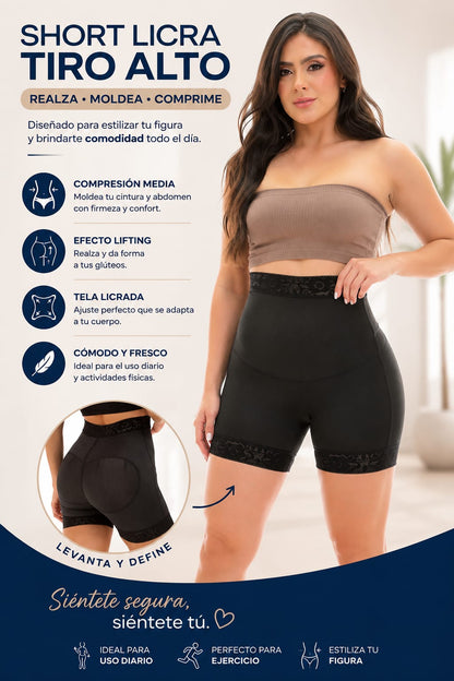 SHORT MOLDEADOR DE ABDOMEN Y GLÚTEOS 💖✨